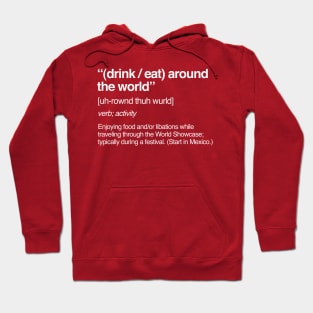 Drink Around The World Definition Hoodie